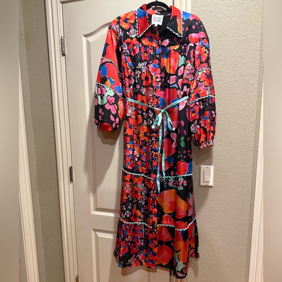NWT Alden Adair Renee dress in Nightflower size L - Picture 4 of 6